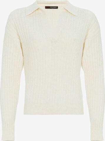 CIPO & BAXX Sweater in Beige: front