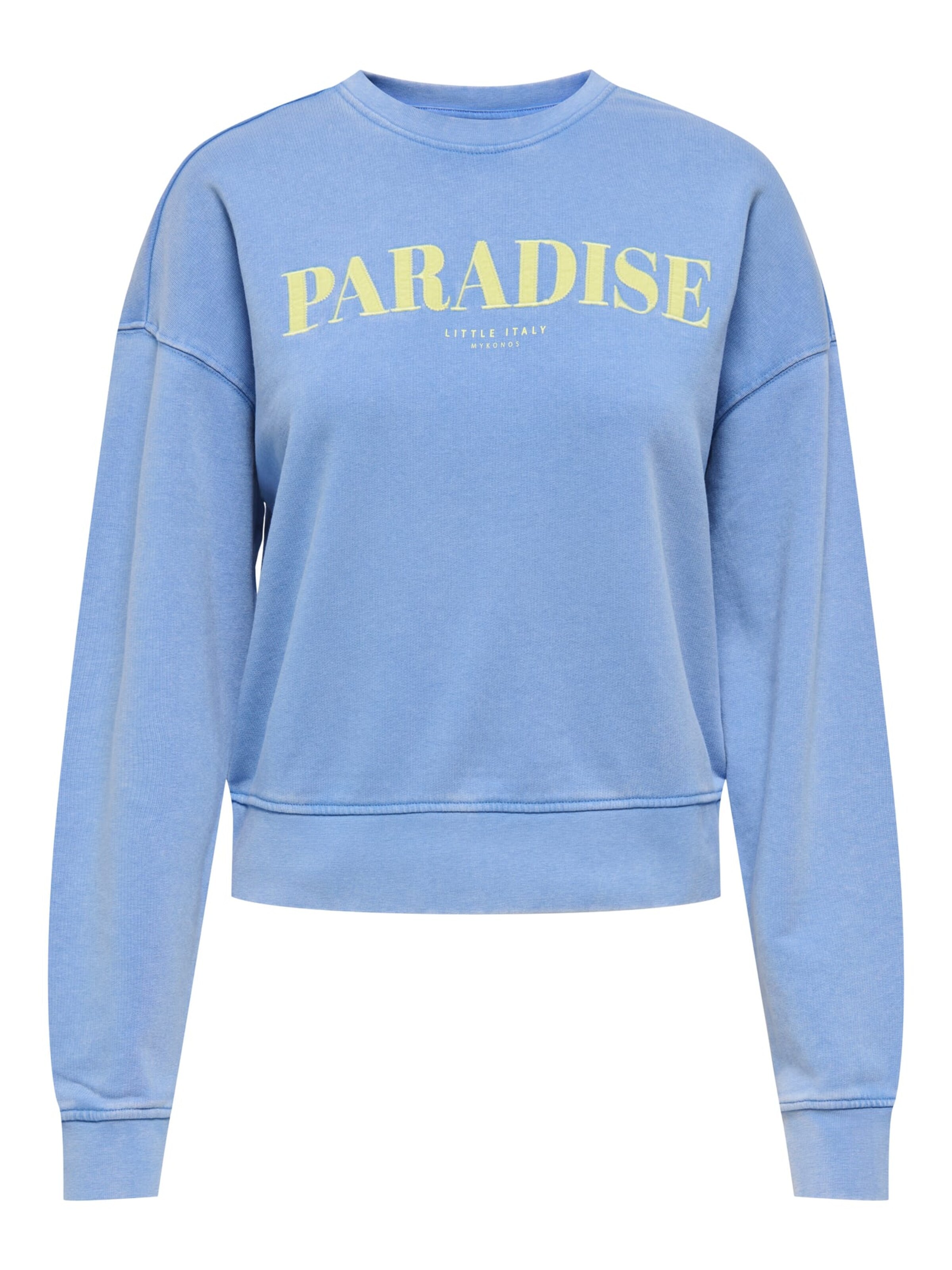 ONLY Sweatshirt 'tabba' in Blue: front