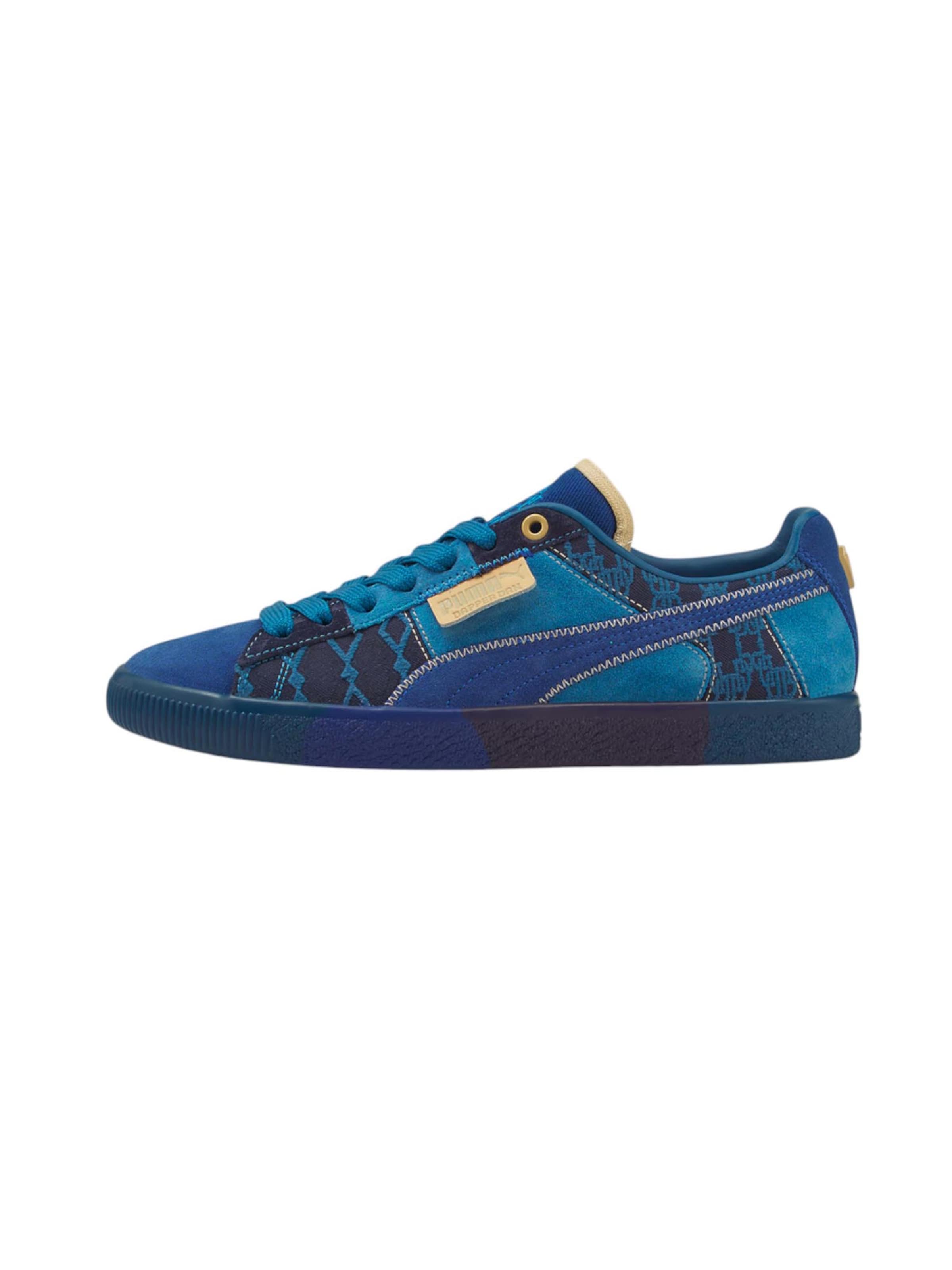 PUMA Platform trainers 'Clyde Pre-Game Runway' in 46 in Blue / Dark blue, Item view