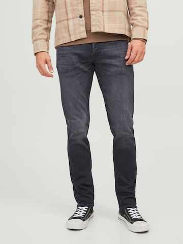 JACK & JONES Regular Jeans 'Glenn' in Zwart: voorkant