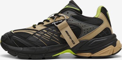 PUMA Sneaker low in braun / hellgrün / schwarz, Produktansicht