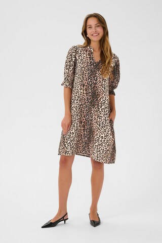 Robe CULTURE en marron : devant