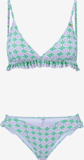 Shiwi Bikini 'Romy' värissä vihreä / lila / valkoinen, Tuotenäkymä
