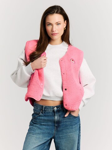 PROTEST Vest 'PRTFranny' in Pink: front