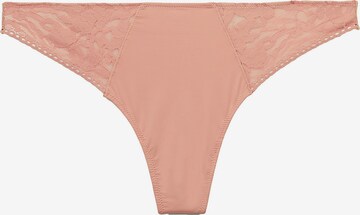 String Calvin Klein Underwear en rose : devant