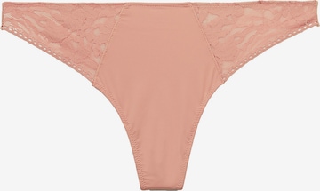 Tanga de la Calvin Klein Underwear pe roz: față