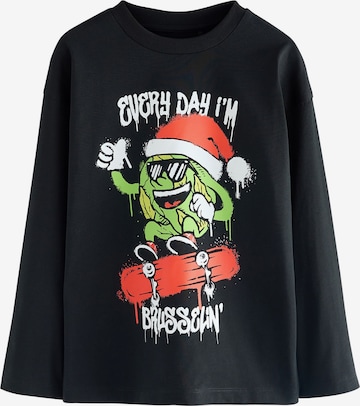 juoda Next Marškinėliai: priekis