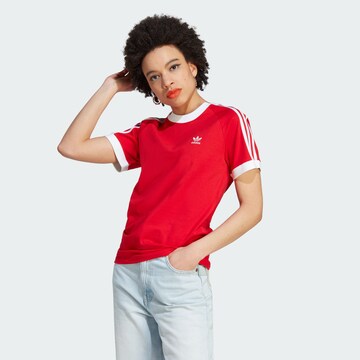 T-shirt 'Adicolor Classics' ADIDAS ORIGINALS en rouge : devant