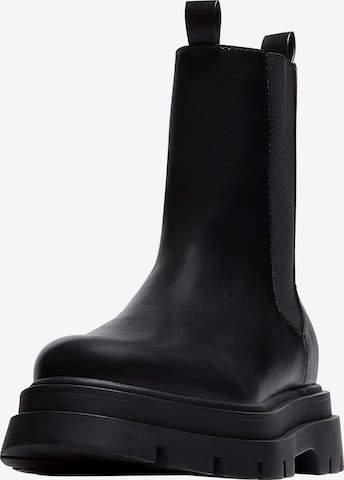 Pull&Bear Chelsea boots in Zwart: voorkant