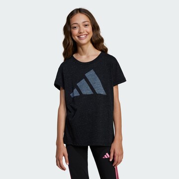 T-Shirt fonctionnel 'Essentials' ADIDAS SPORTSWEAR en noir : devant
