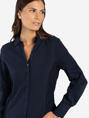 MORE & MORE Bluse in Blau