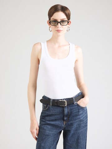 BOSS Top 'Ematite' - Biela: predná strana