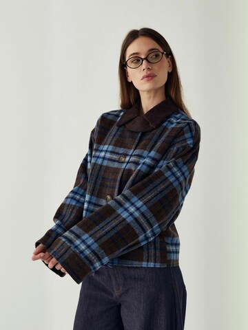 Veste mi-saison ' N-Maiya ' Noella en bleu : devant