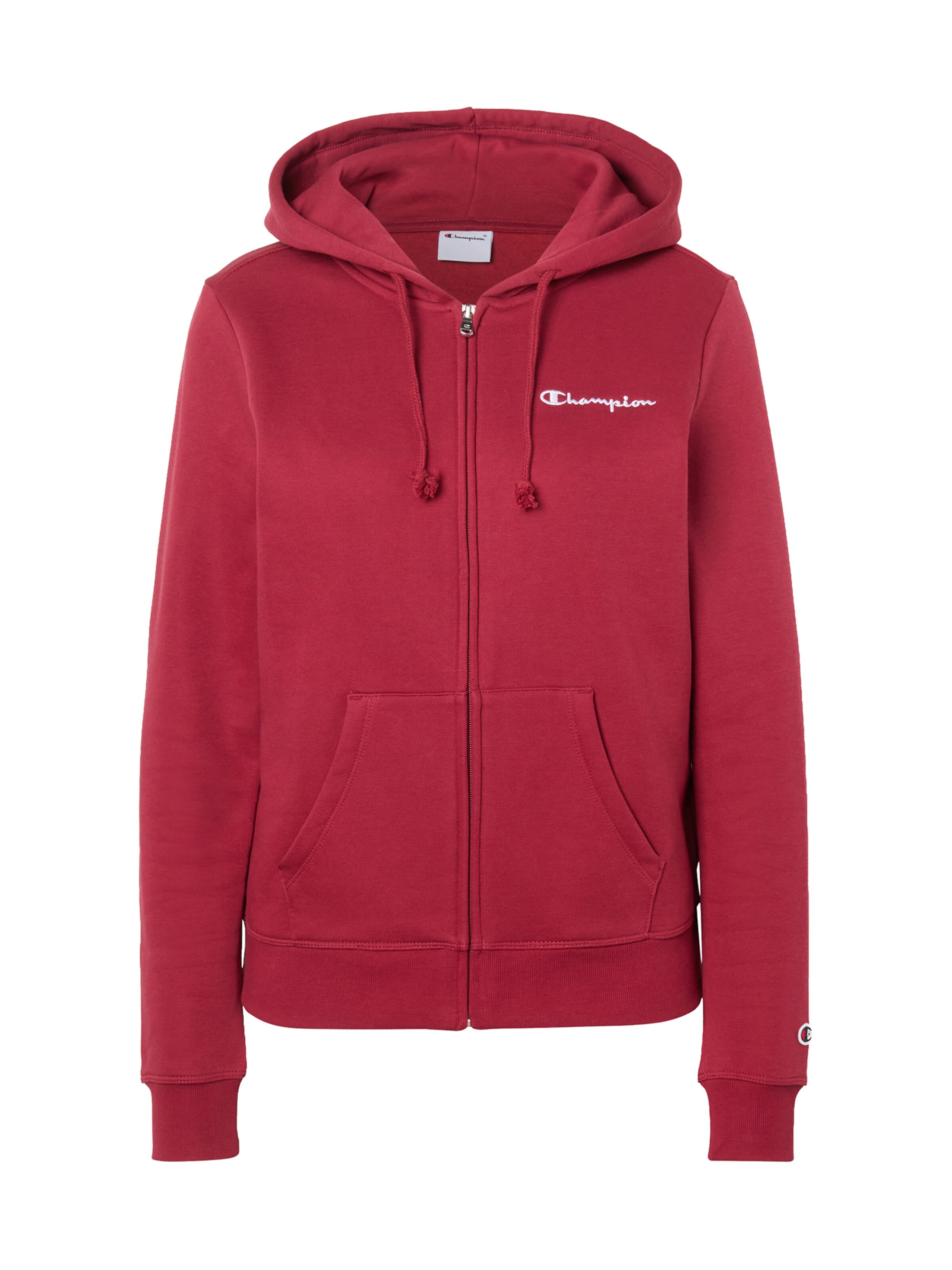 Champion Authentic Athletic Apparel Sweat jacket in Red: front