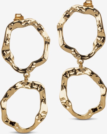 Boucles d'oreilles ENAMEL Copenhagen en or : devant