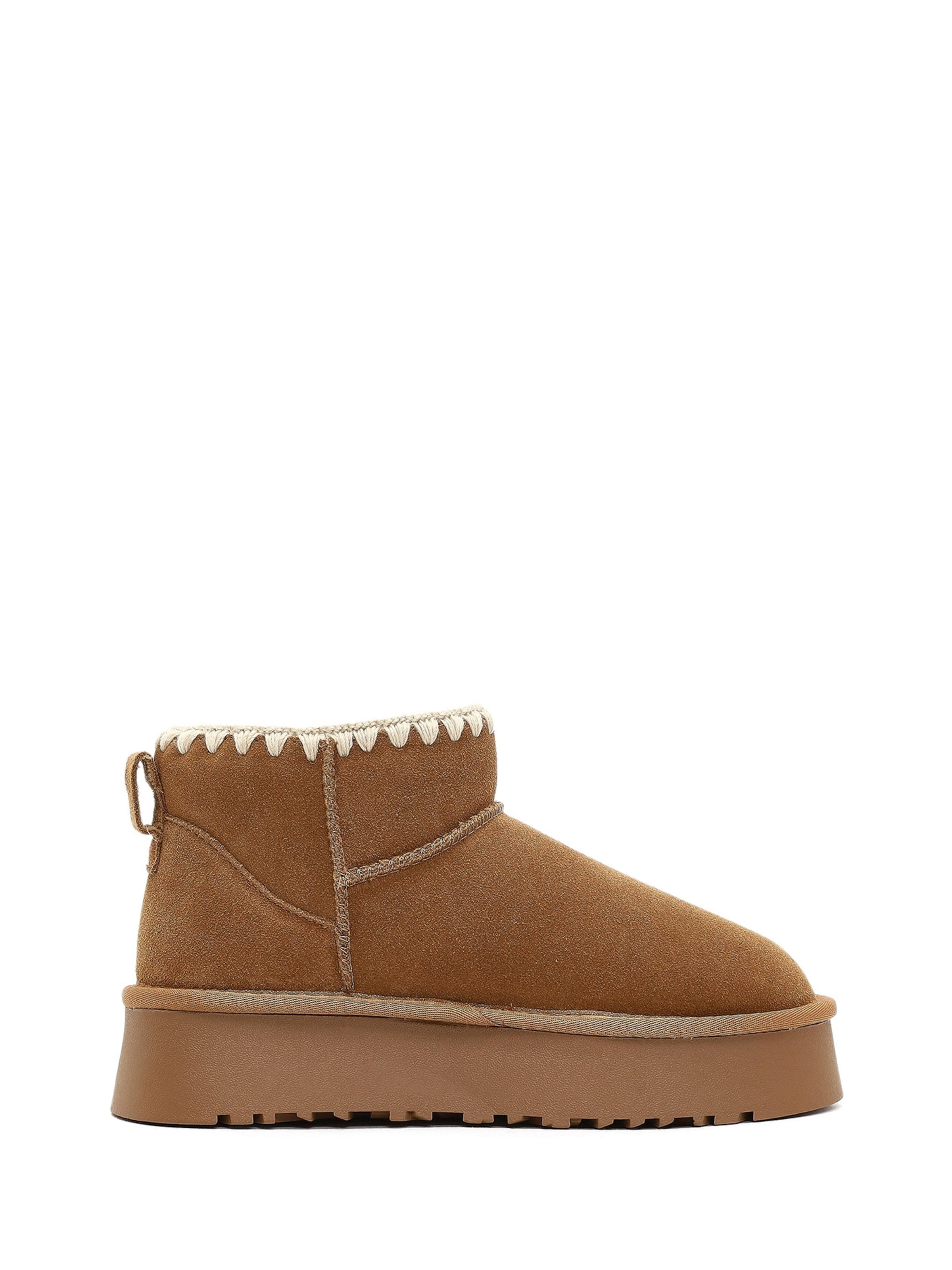 Derimod - Botas de tobillo en beige