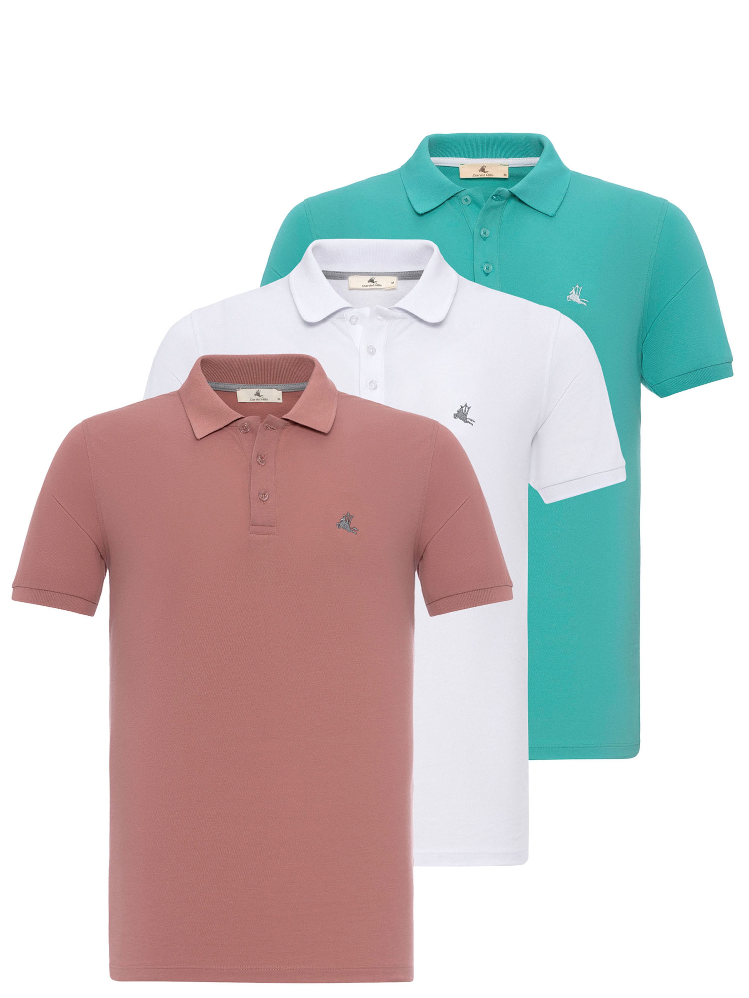 Daniel Hills Shirt in Groen: voorkant