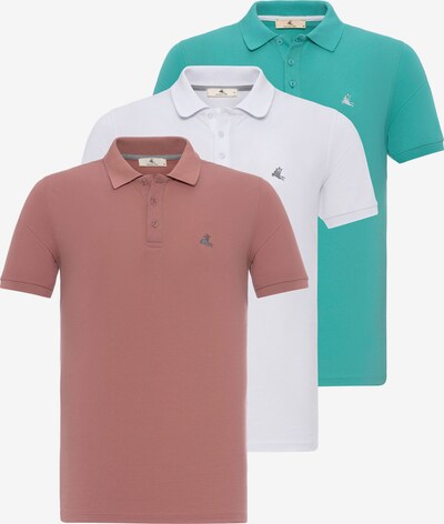 Maglietta Daniel Hills di colore verde / rosa / bianco, Visualizzazione prodotti