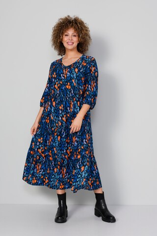 MIAMODA Dress in Blue: front