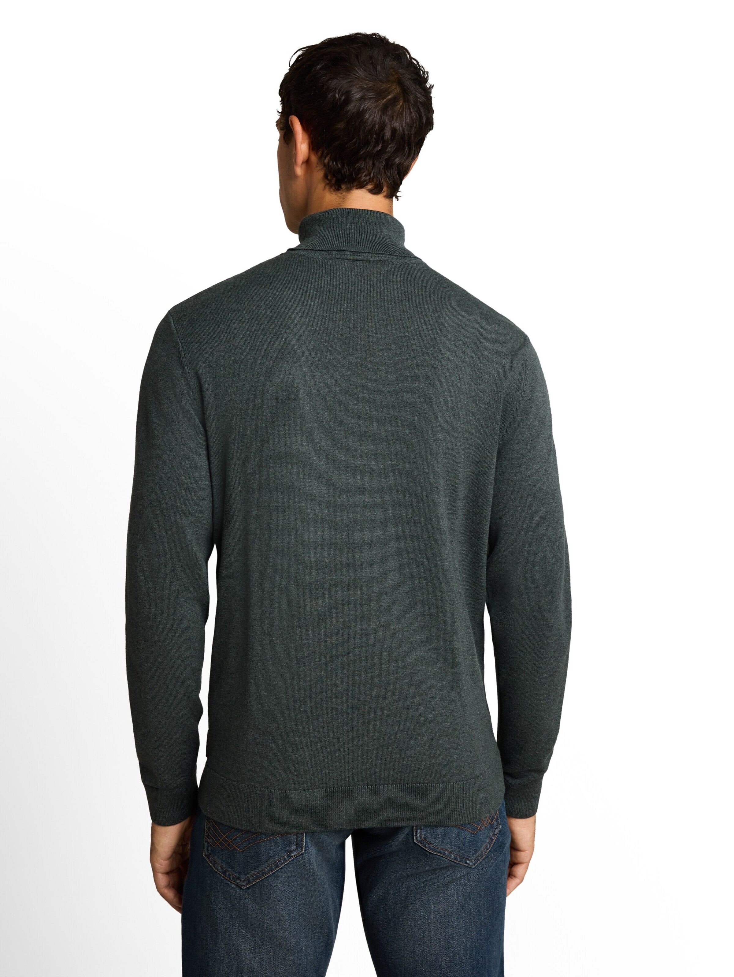 TOM TAILOR Sweater in Green