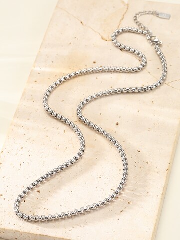 Hey Happiness Ketting 'Thick Box' in Zilver