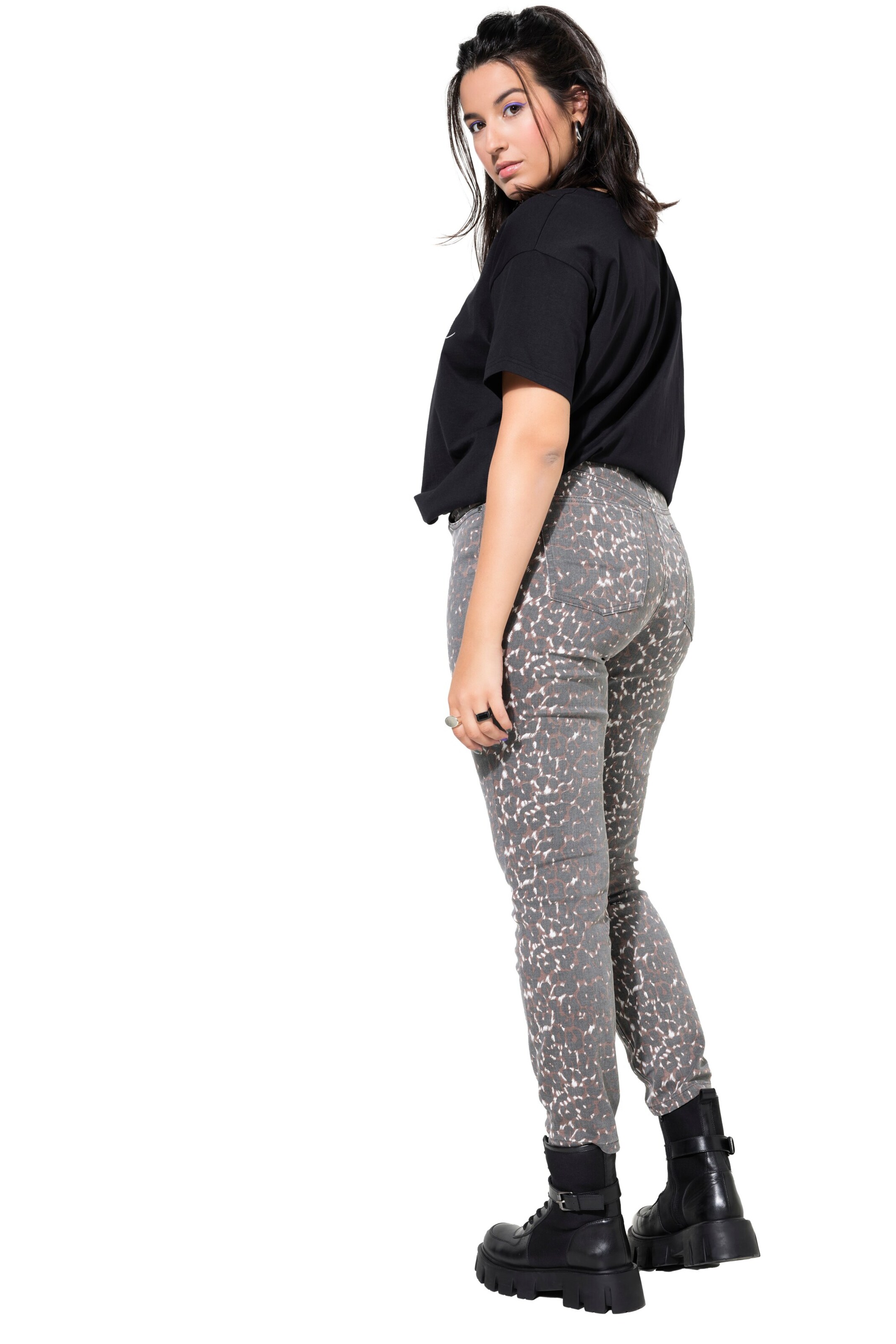 Studio Untold Slimfit Jeans in Mischfarben