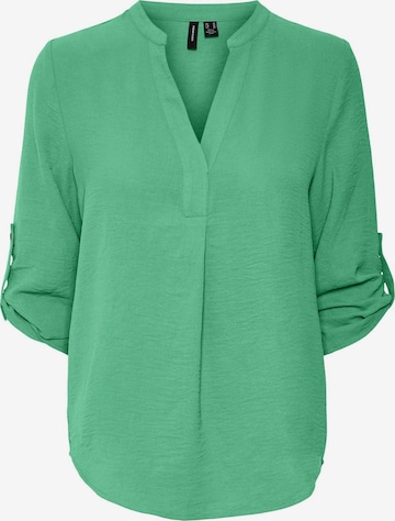 Vero Moda Curve Blouse in Groen: voorkant