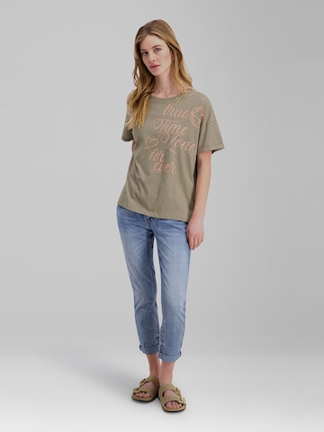 TIMEZONE Shirt 'Boxy' in Green