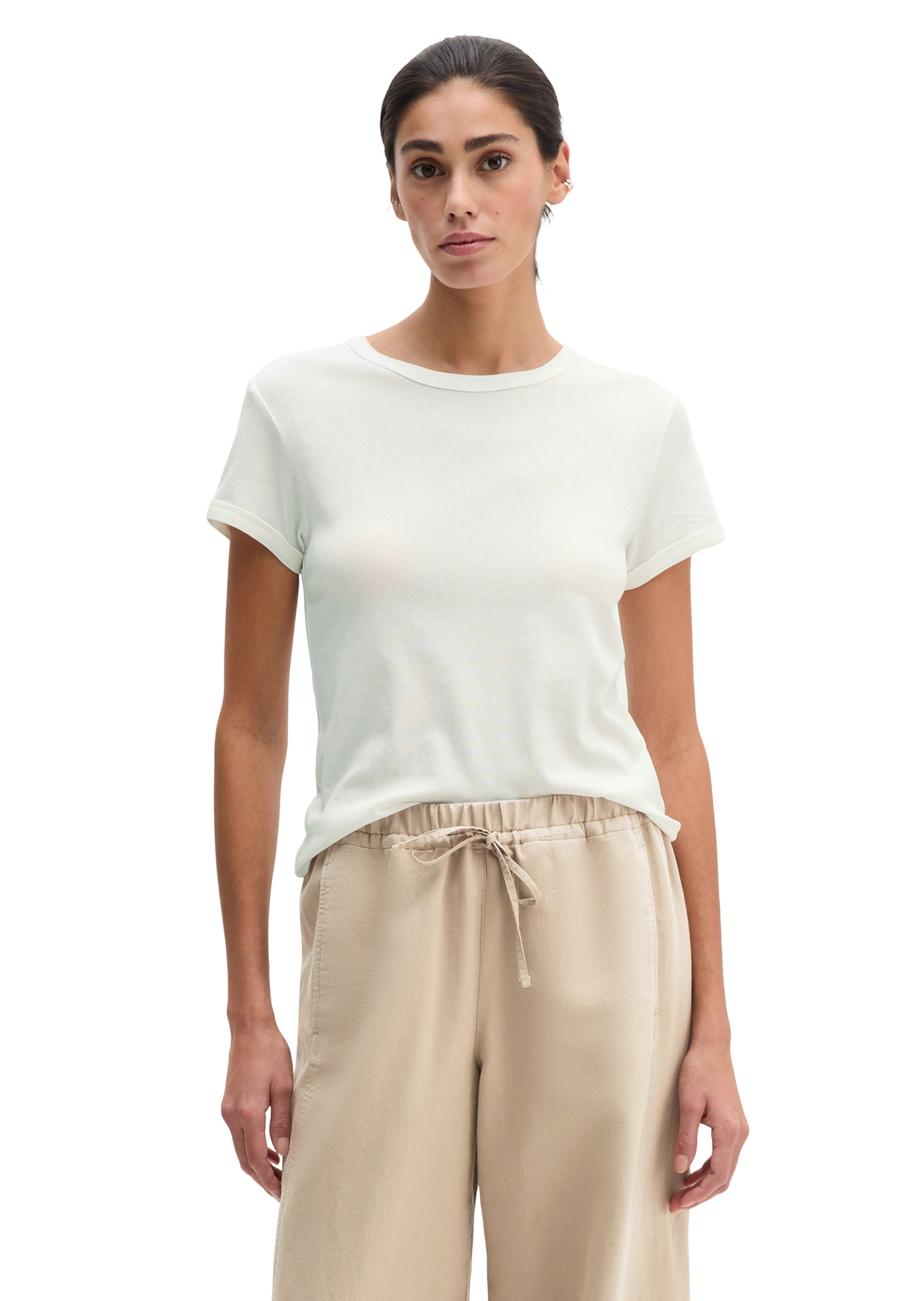 Marc O'Polo T-Shirt in Beige: Vorderseite