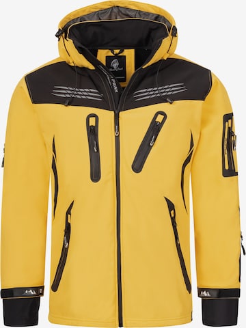 Rock Creek Outdoorjacke in Gelb: Vorderseite