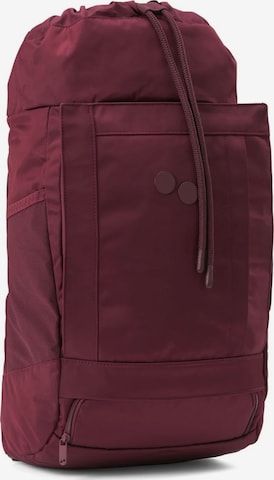 pinqponq Rucksack 'Blok Medium' in Rot: Vorderseite