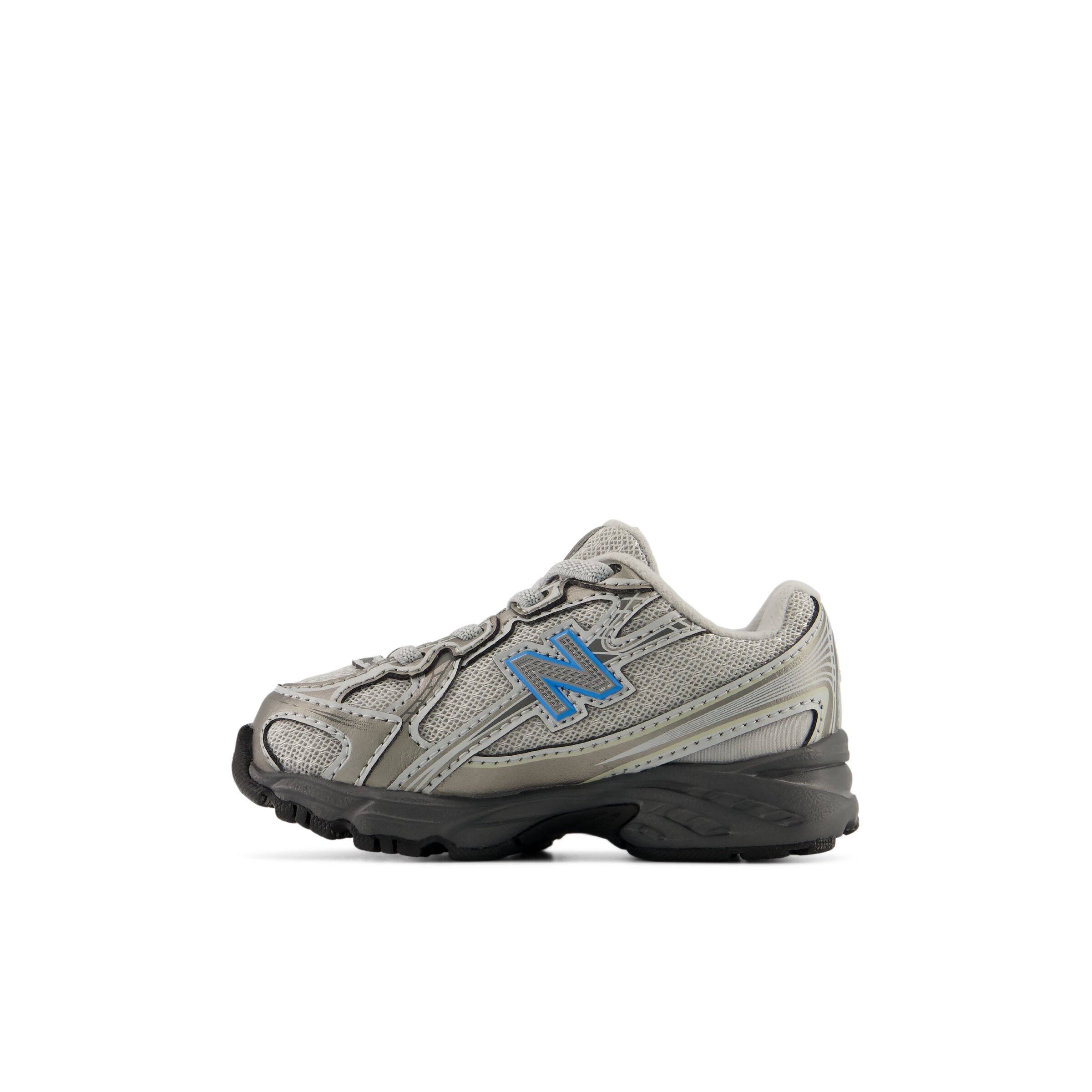 new balance Sneakers '740 Bungee Lace' in Zilver: voorkant