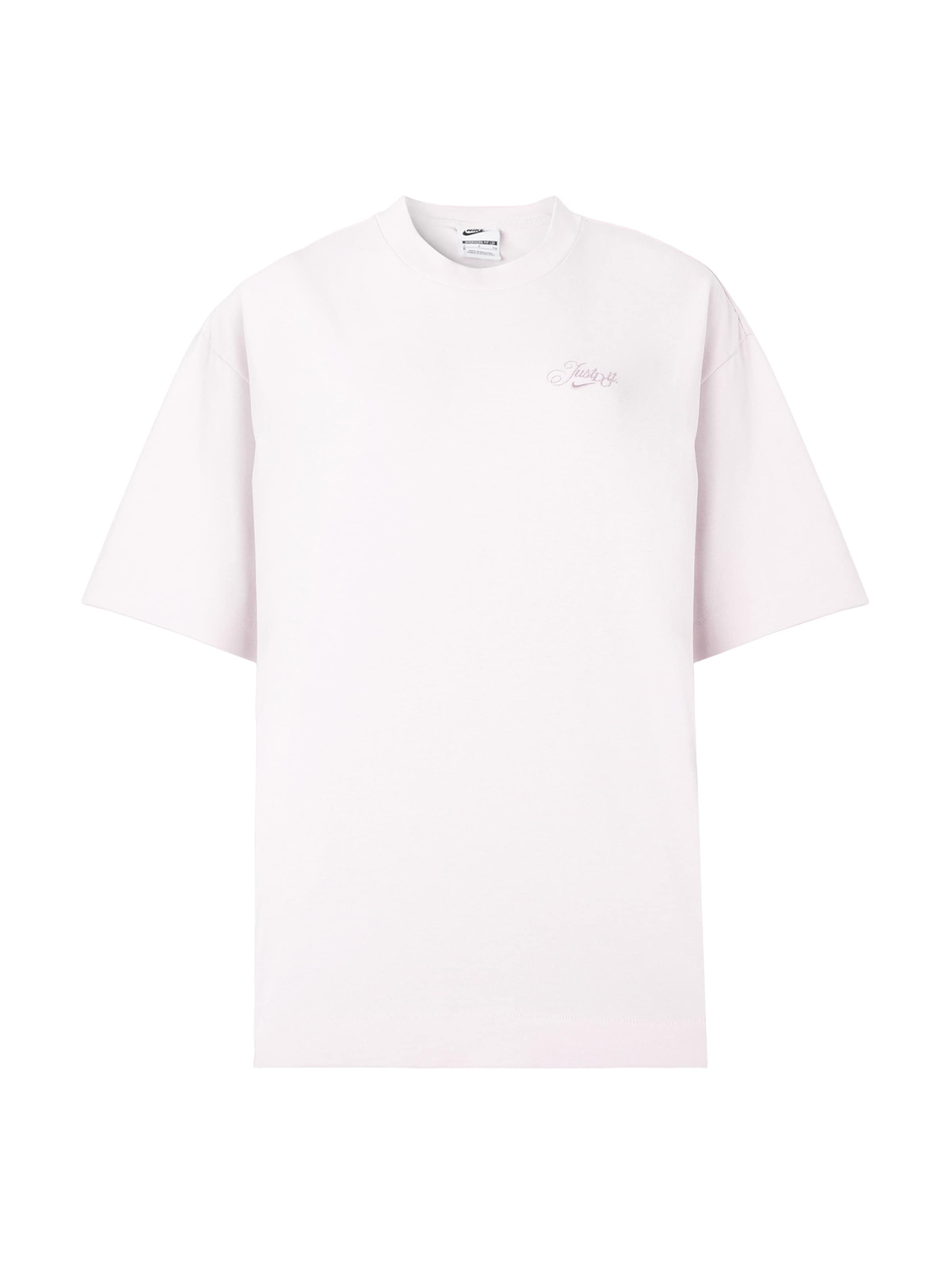 Nike Sportswear - Camiseta talla grande en rosa: frente