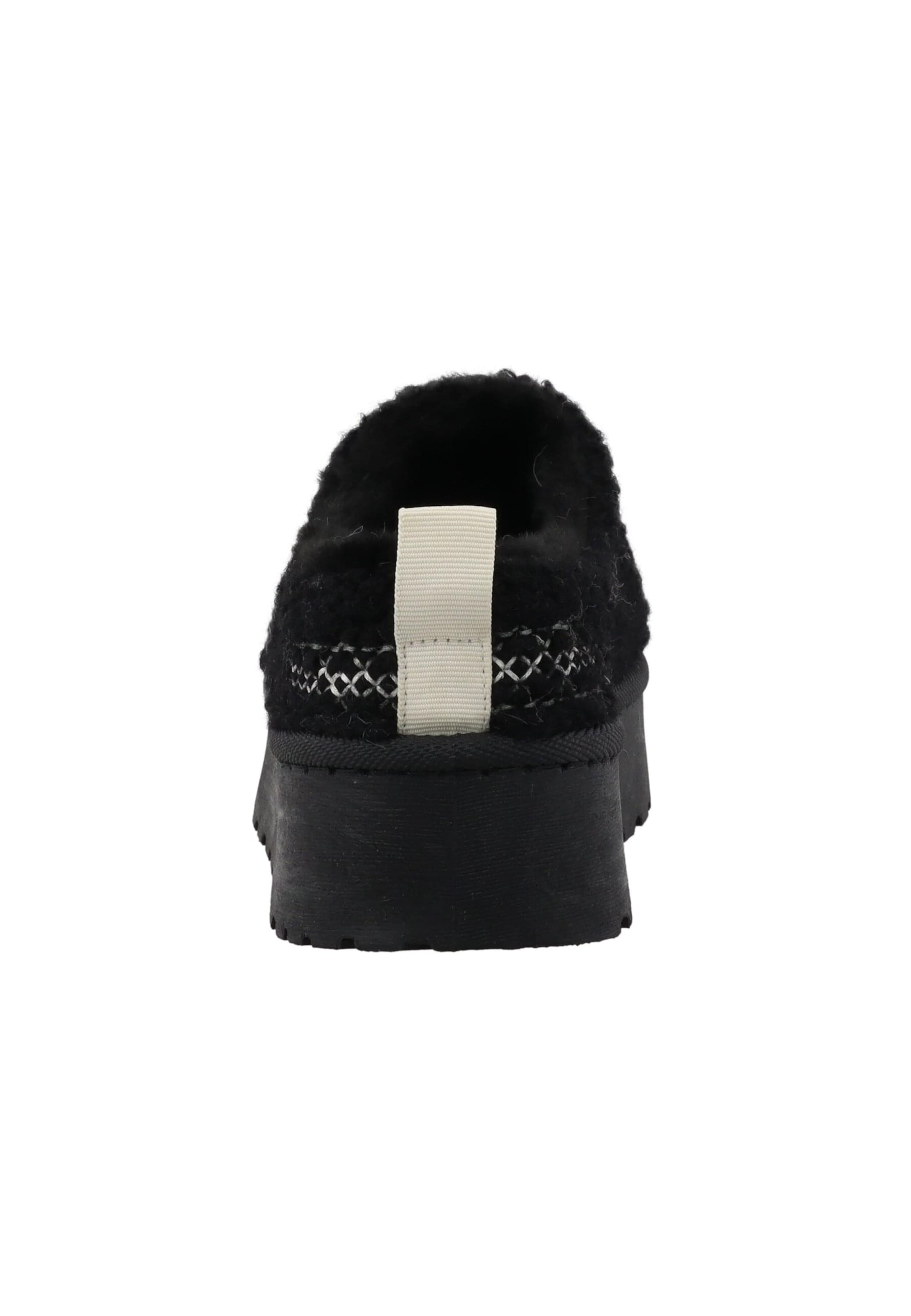 TOM TAILOR Hausschuh in Schwarz