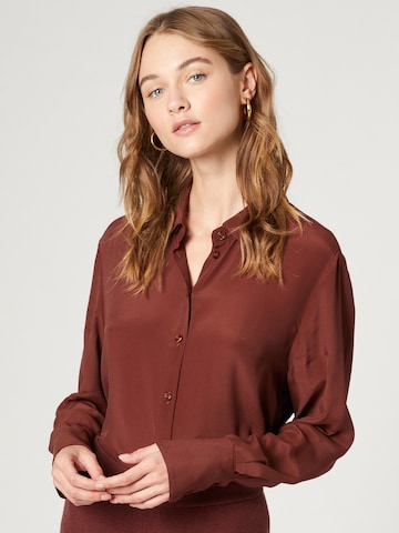 Guido Maria Kretschmer Women Bluse 'Lacey' in Braun: predná strana