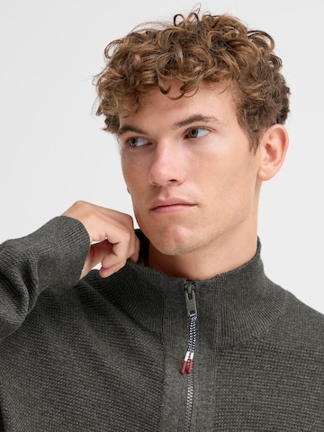 Vestes en maille ' FQGRANBY ' FQ1924 en gris