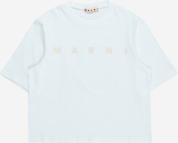 T-Shirt Marni en blanc : devant