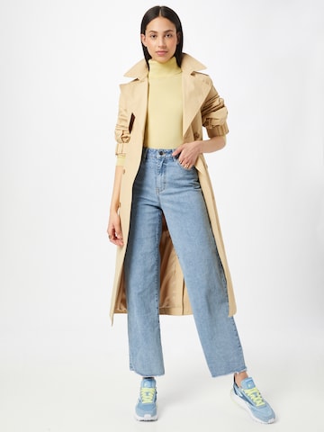 OBJECT Wide Leg Jeans 'SAVANNAH' i blå