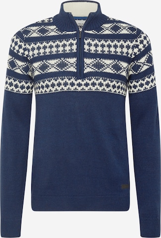 BLEND Sweater in Blue: front