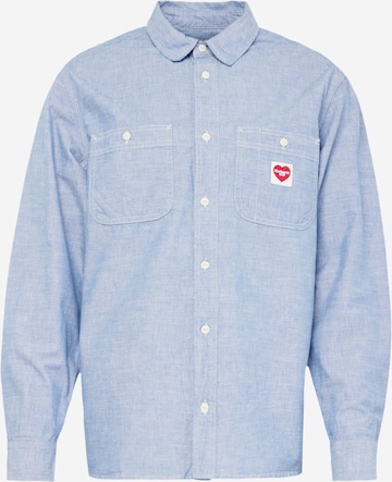 Carhartt WIP Klasický střih Košile – modrá: přední strana