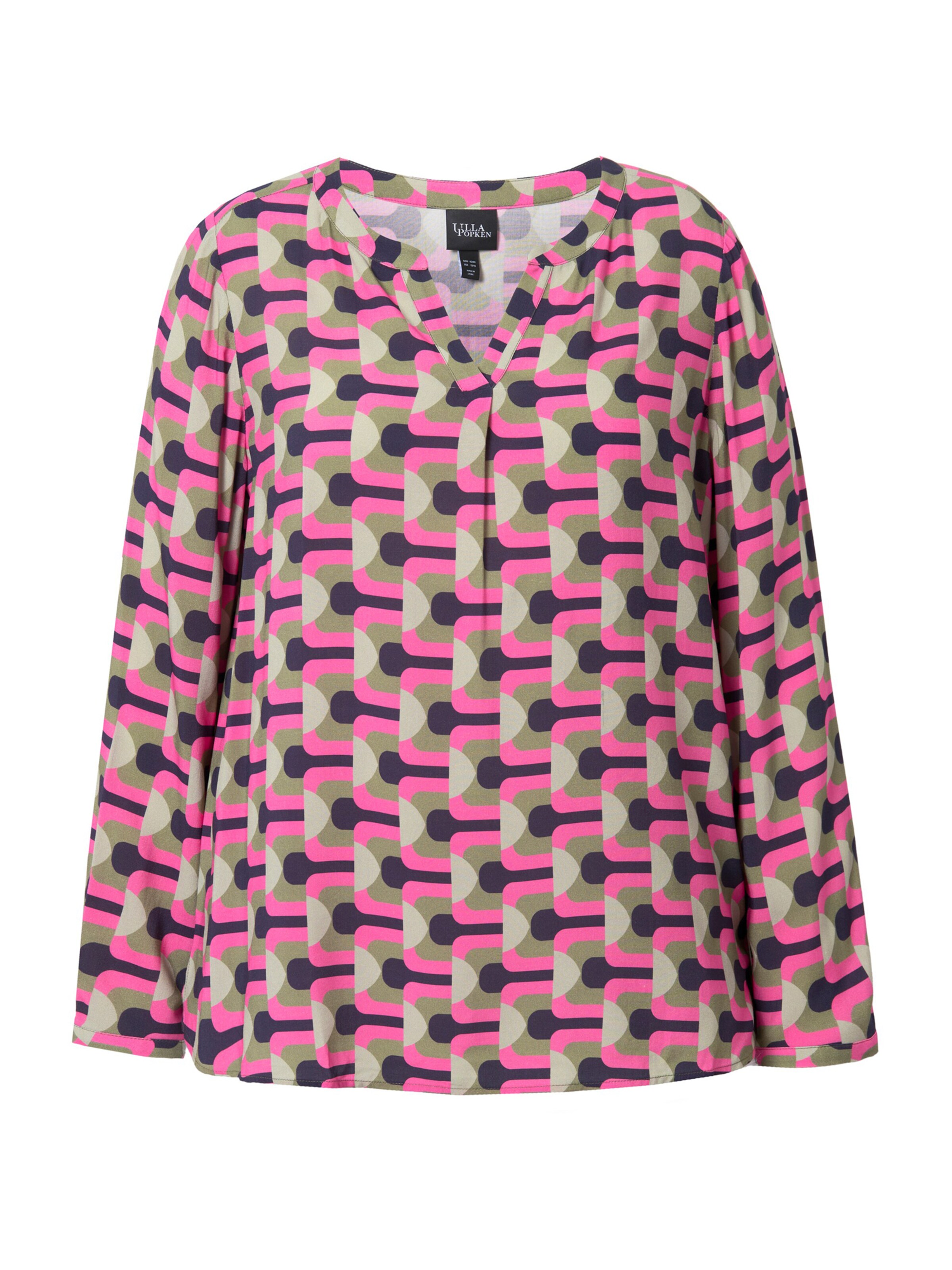 Ulla Popken Bluse in Pink: Vorderseite