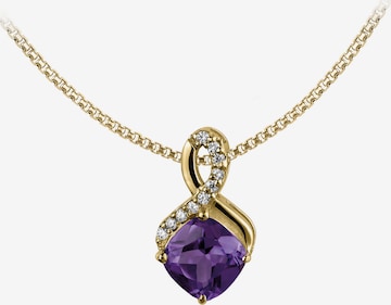 Jacques Lemans Necklace in Purple: front
