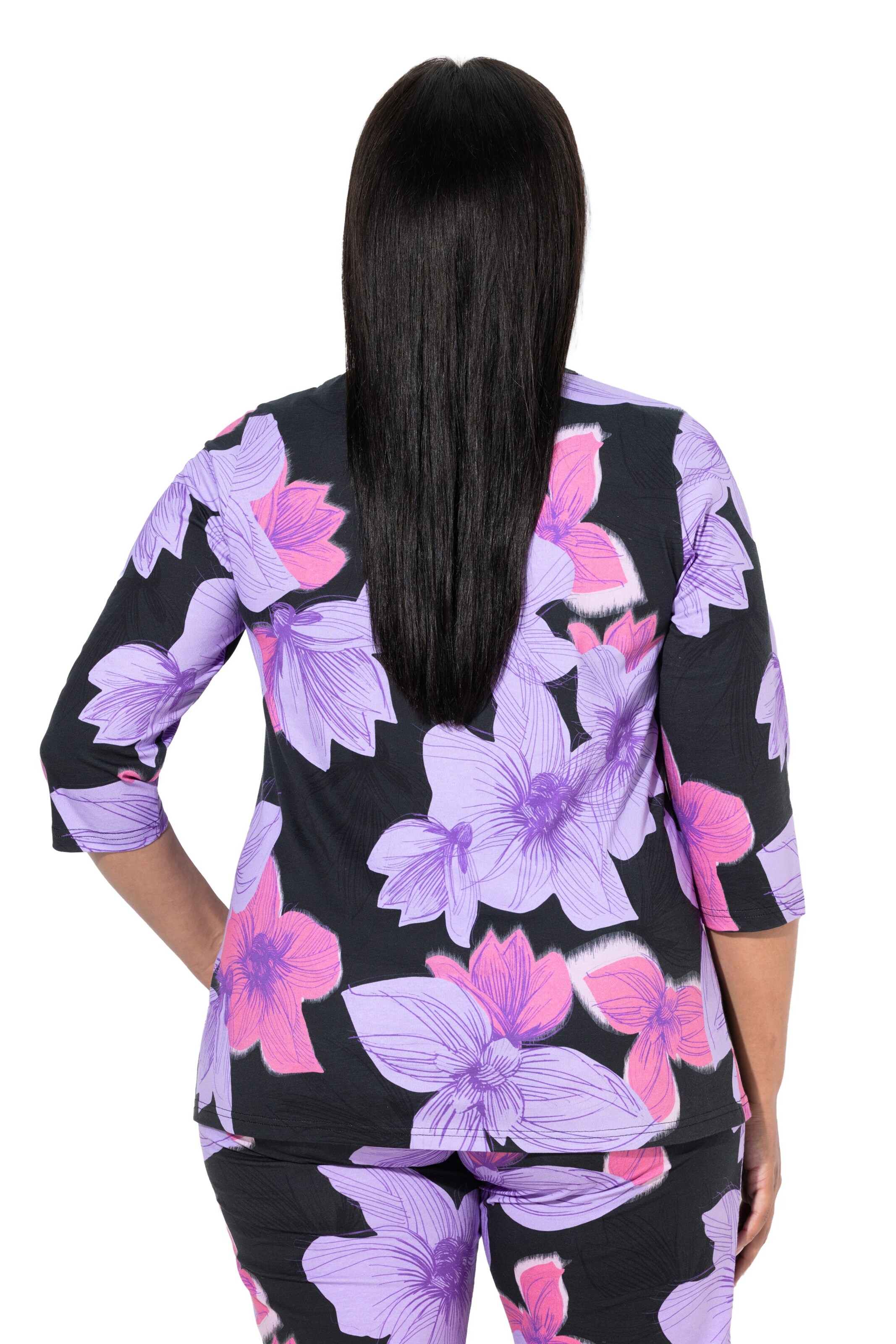 Ulla Popken Shirt in Zwart