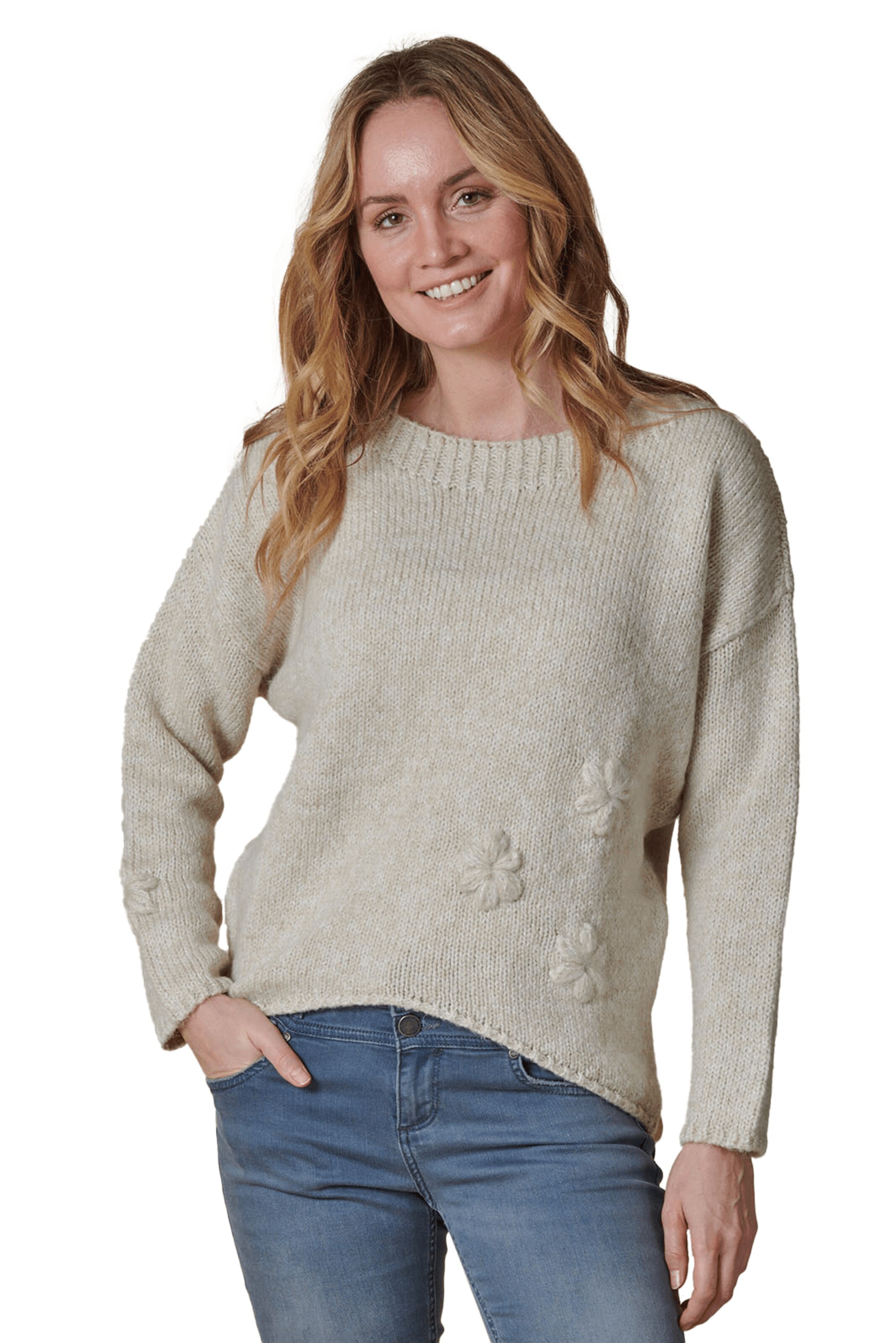 Zhrill Pullover in Grau: Vorderseite