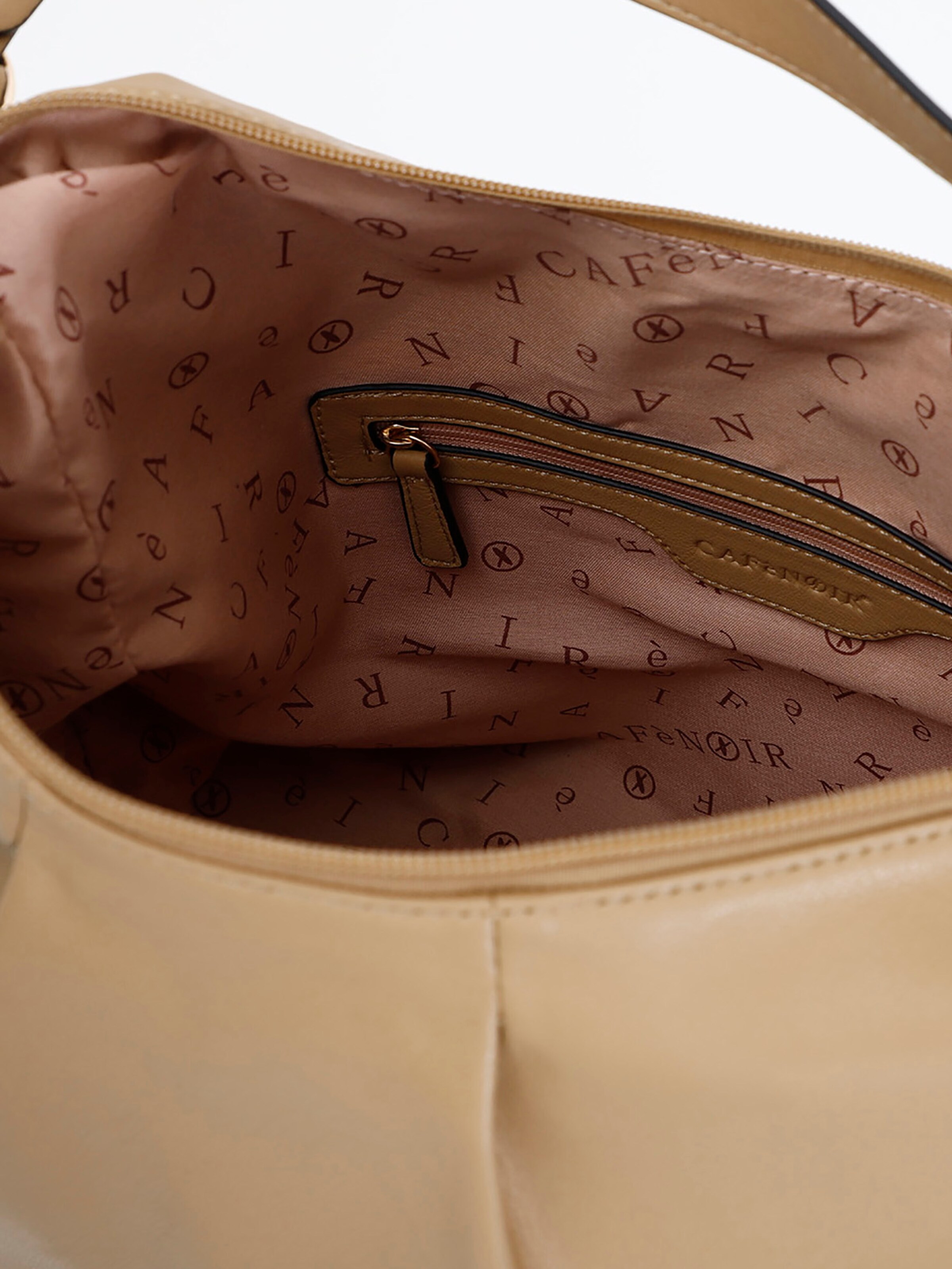 Poche ventrale CAFè NOIR en beige