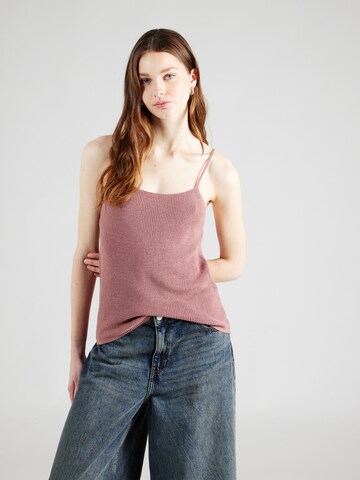 VERO MODA Τοπ 'NEWLEXSUN' σε ροζ: μπροστά