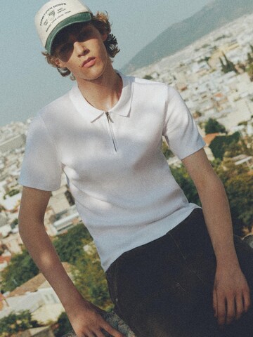 Pull&Bear Póló - fehér: elől