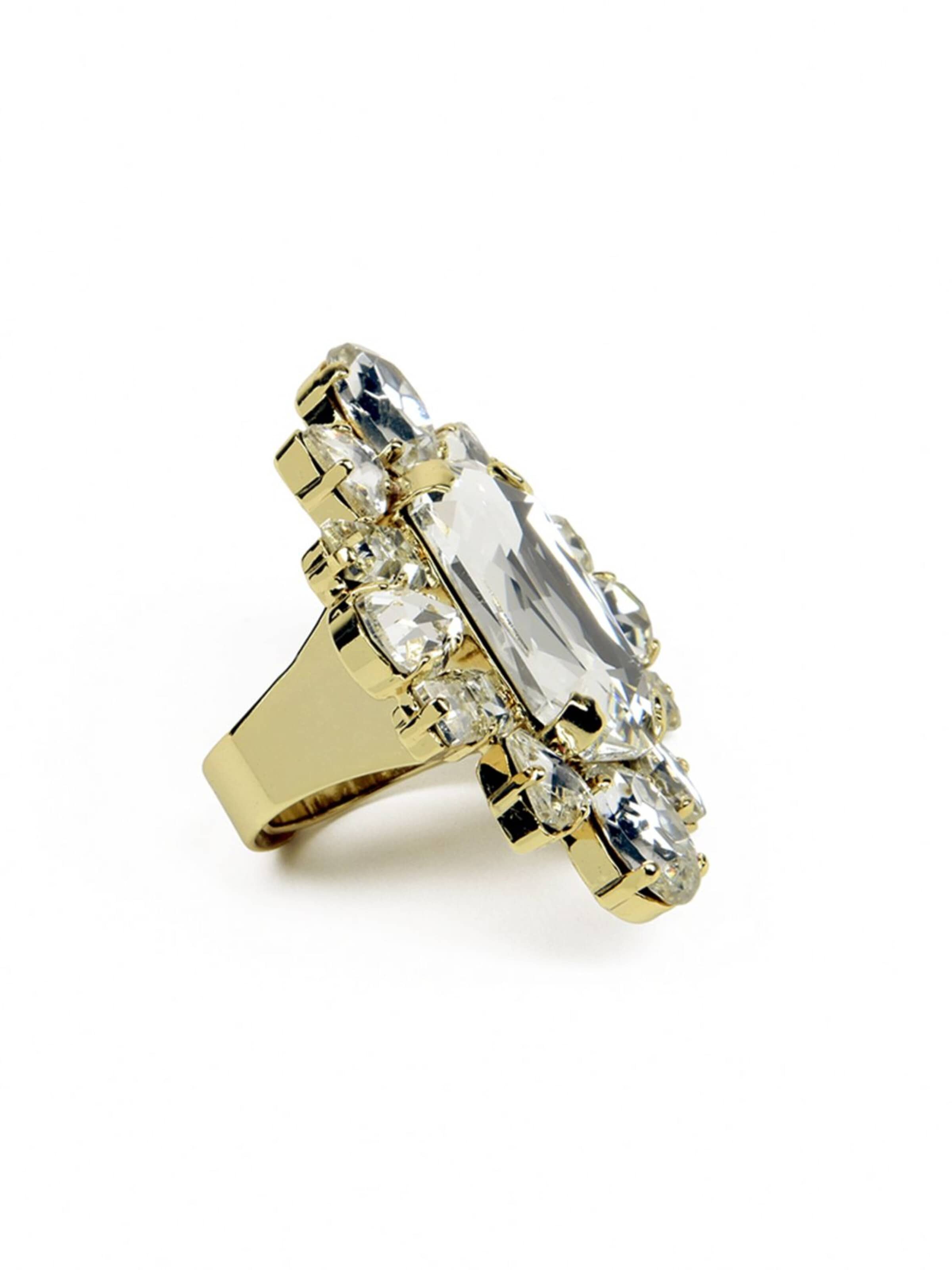 Addicted2 Ring 'Anello Dei Dei placcato oro con cristalli Swarovski' in Gold