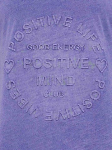 lillā Zwillingsherz T-Krekls 'Positive Mind'