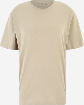 T-shirt AÉROPOSTALE en beige : devant